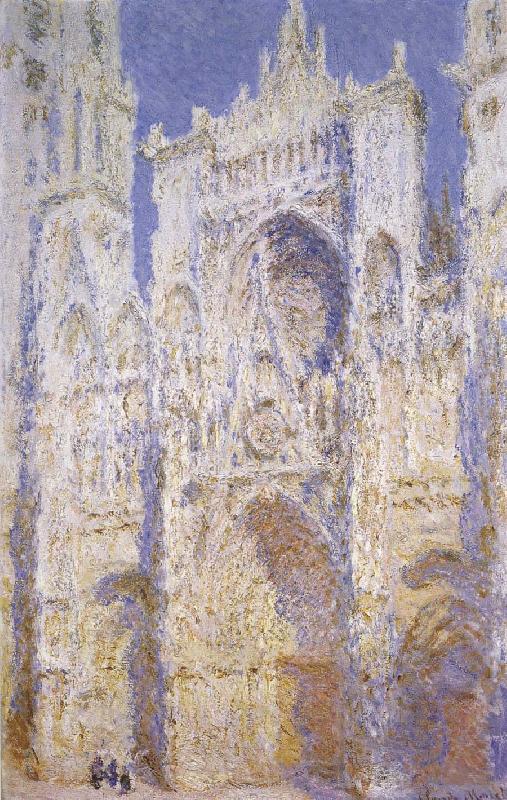 Claude Monet The Cathedral of Rouen, Vastfasaden in sunshine Germany oil painting art